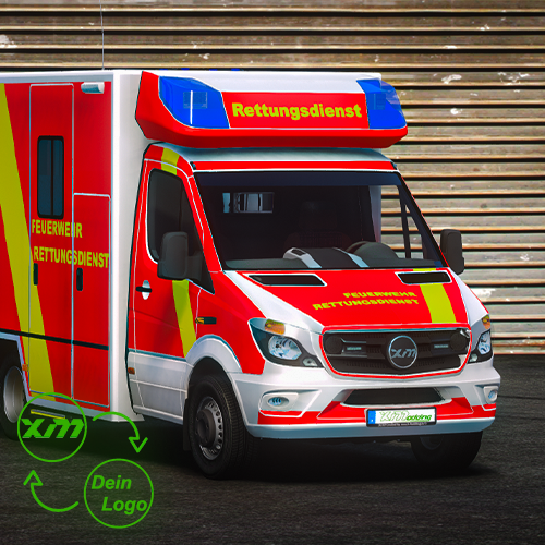 Sprinter Typ Fahrtec RTW 2014 V1.0.0 Addon [ELS][2D-Logo] [BEGEHBAR]