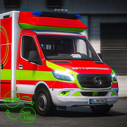 Sprinter Typ Fahrtec RTW 2020 DBS4K V1.0.0 Addon [ELS] [2D] [BEGEHBAR]