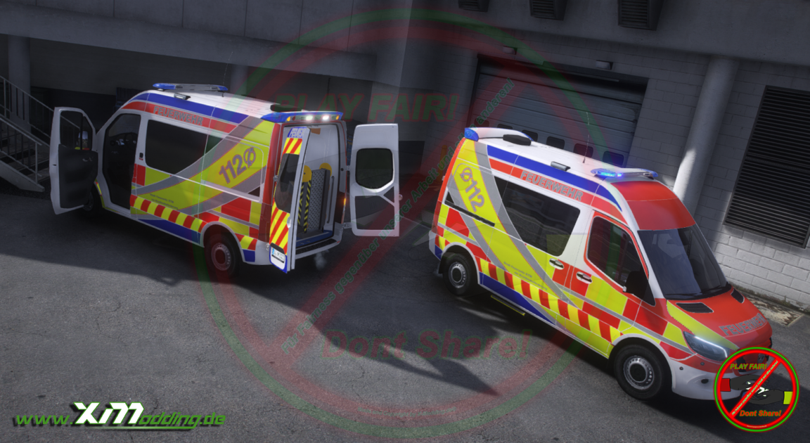 M.B. Sprinter WAS 300 DBS 5000 2x Variations V1.0.0 [ELS][2D Logo]