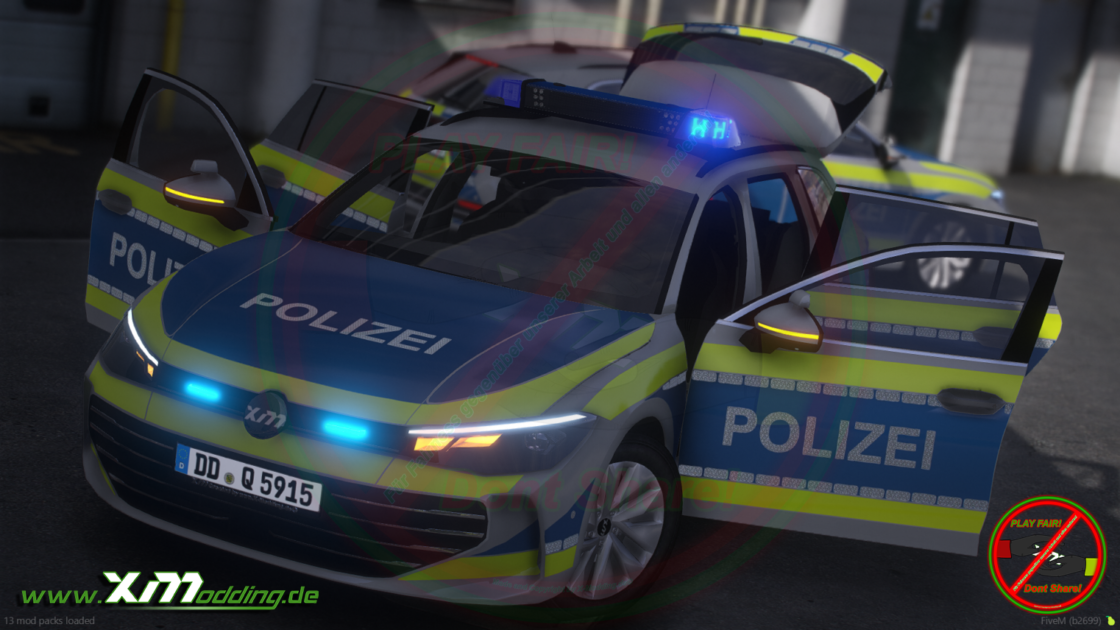 Typ Passat B9 Polizei Dresden (DD) V1.0.0 [ELS][2D Logo]